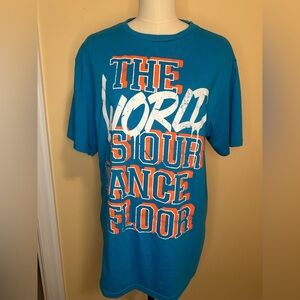 Zumba Fitness Blue Graphic Tee